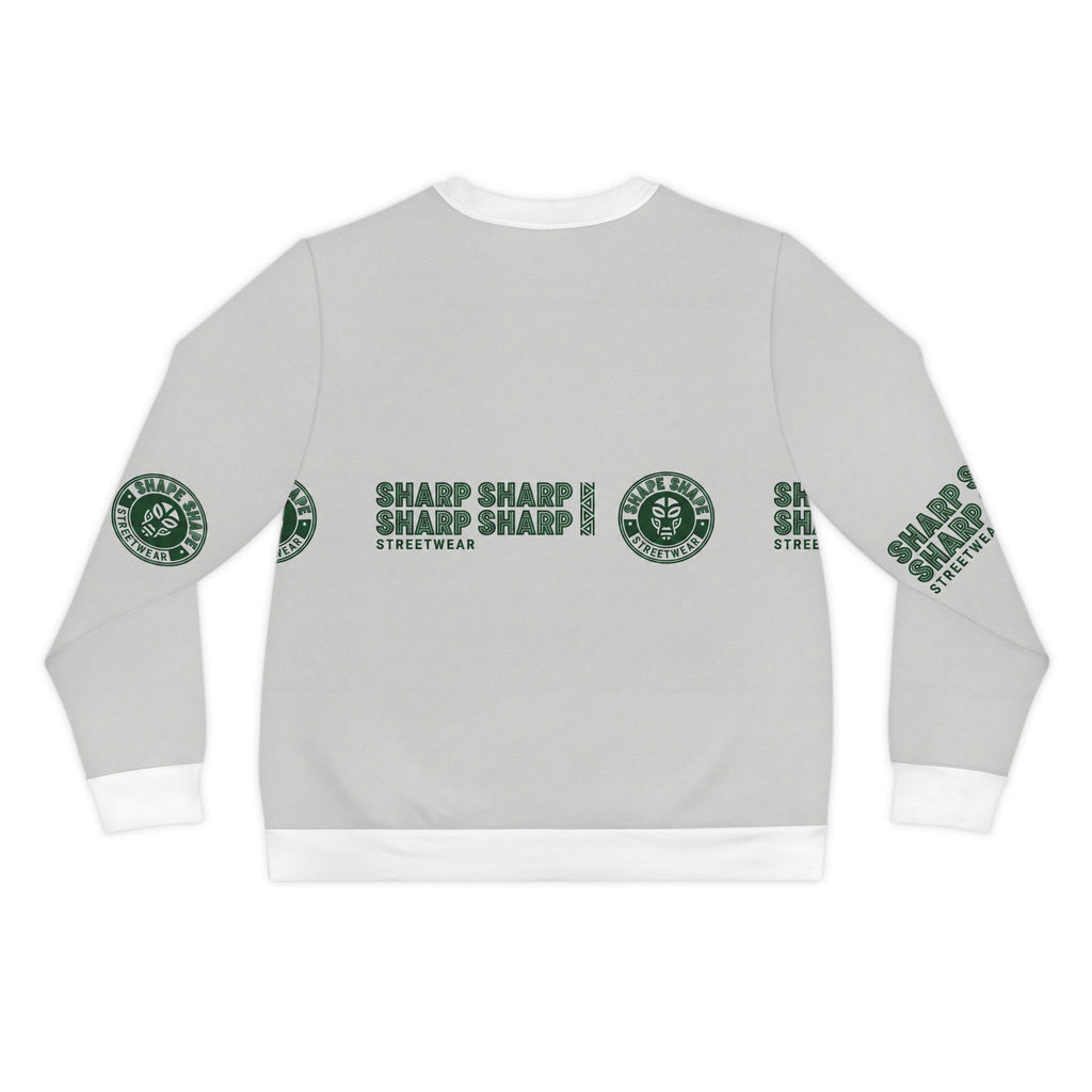 Sharp Streetwear Logo Lightweight Sweatshirt — 'SHARP SHARP' Graphic Crewneck