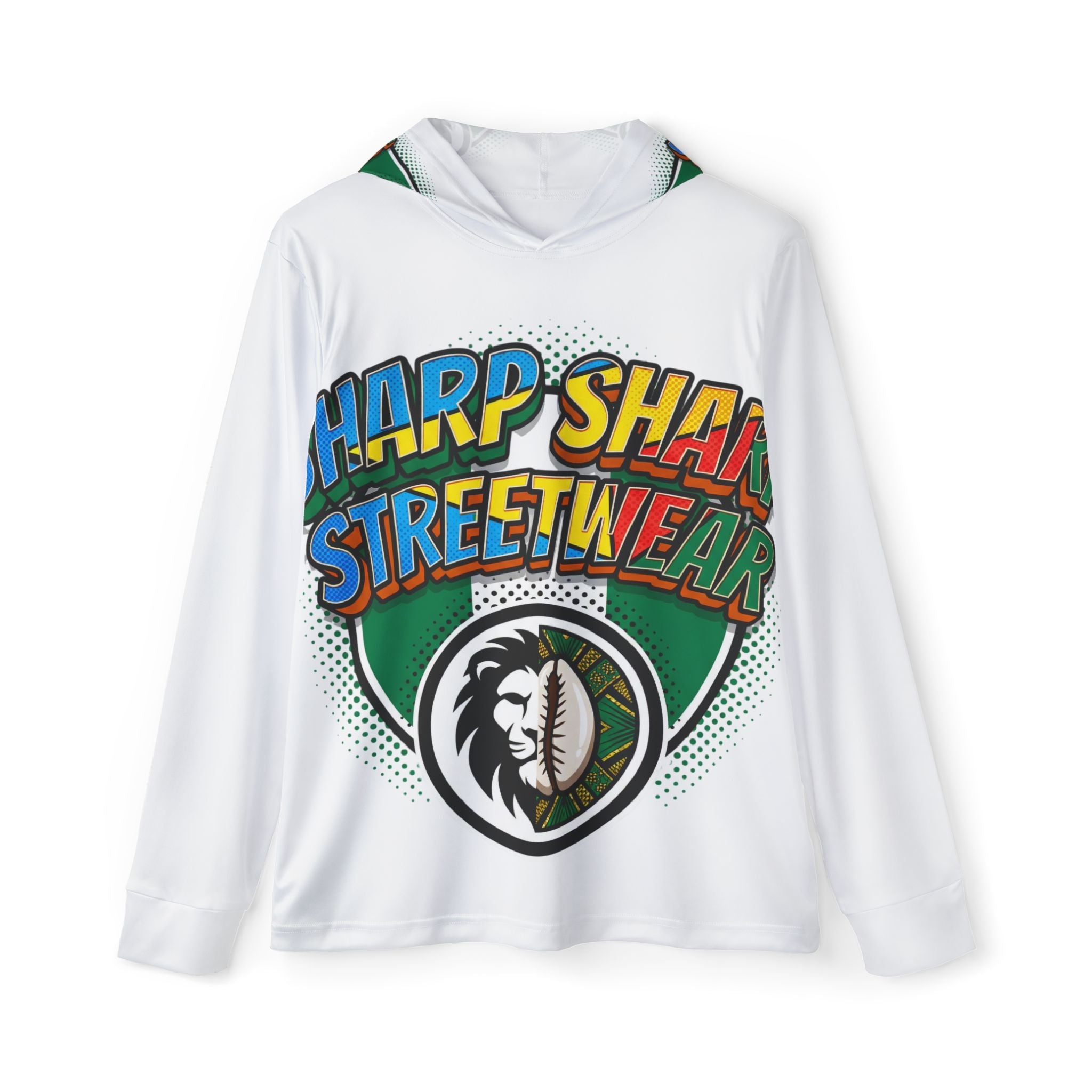 Streetwear Hoodie — "Sharp Shax Streetwear" Graphic Men's Warmup Hoodie