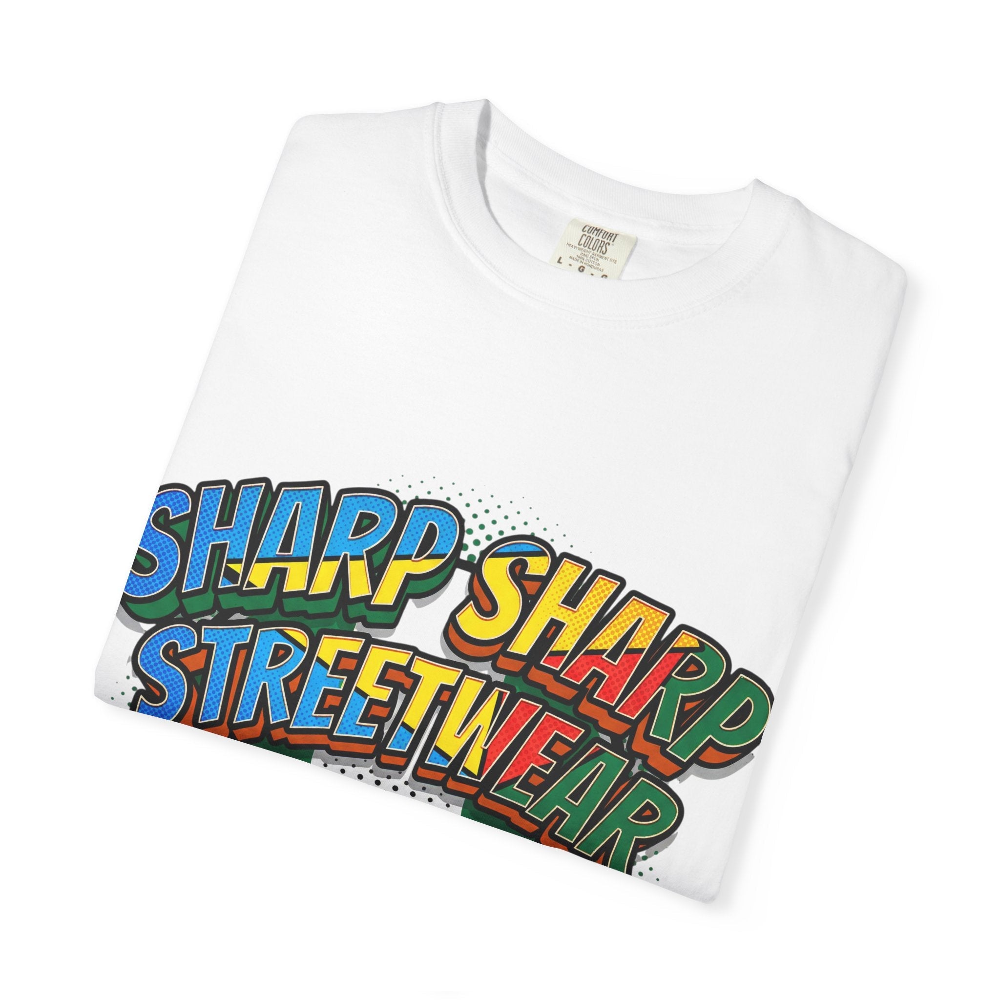 Sharp Sharp Streetwear Graphic T-Shirt — Lion Crest Urban Skate Tee
