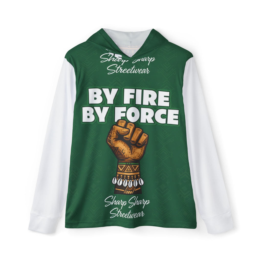 By Fire By Force Fist Hoodie — Green Streetwear Pullover