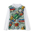 Graphic Sports Hoodie — 'No Money No Shaking' All-Over Print