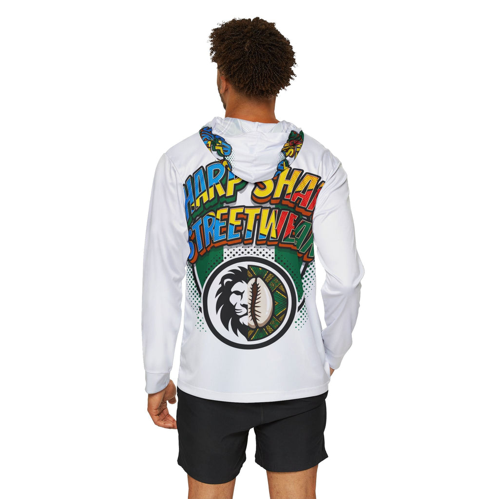 Streetwear Hoodie — "Sharp Shax Streetwear" Graphic Men's Warmup Hoodie