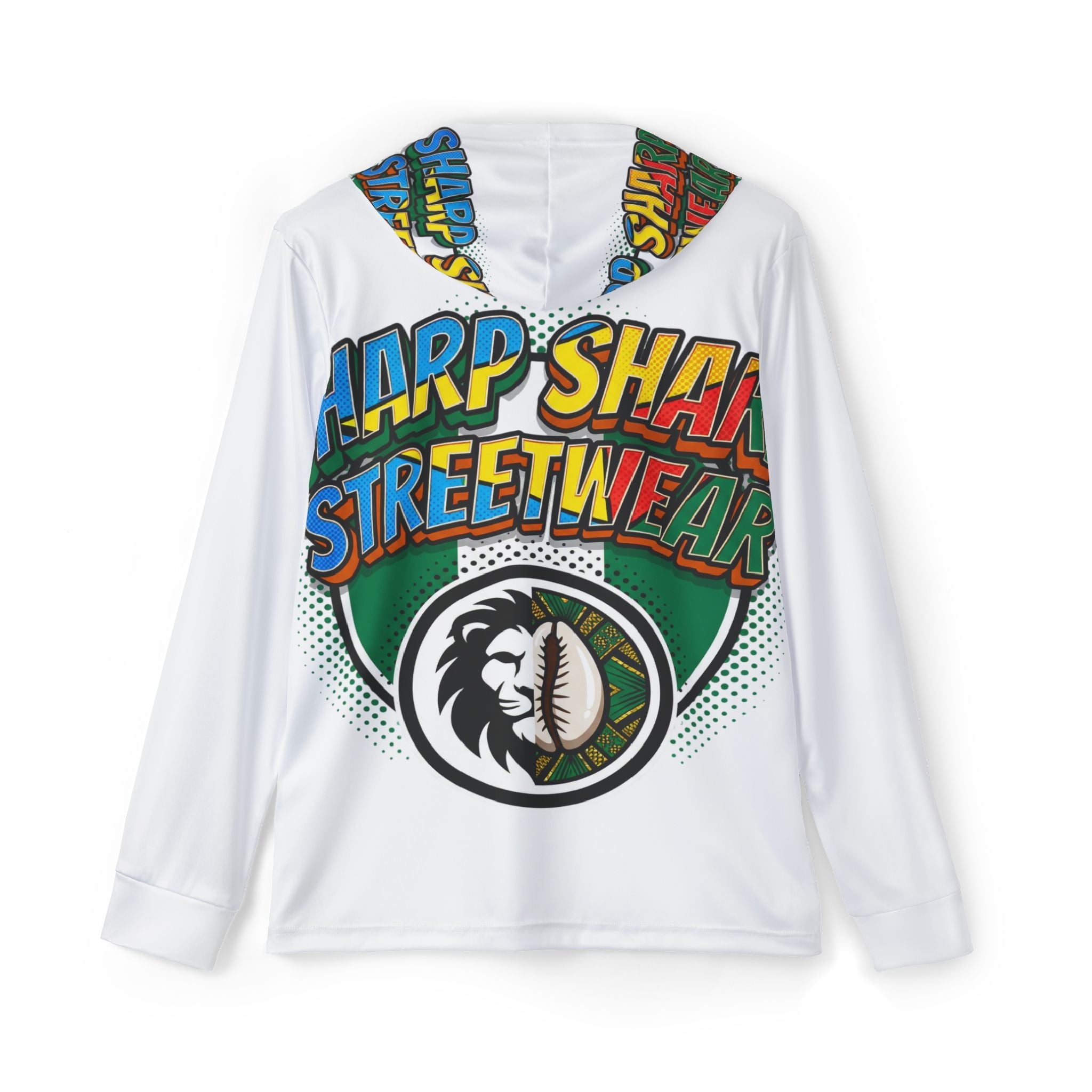 Streetwear Hoodie — "Sharp Shax Streetwear" Graphic Men's Warmup Hoodie